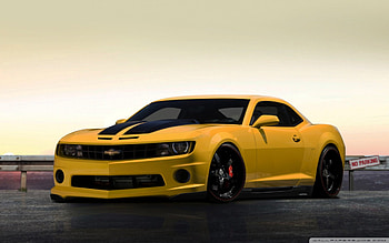 chevrolet, car, stylish, yellow, brand HD wallpaper