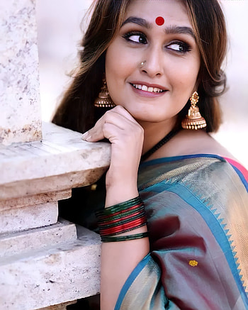 Kavitha Nair, eye, lip HD phone wallpaper