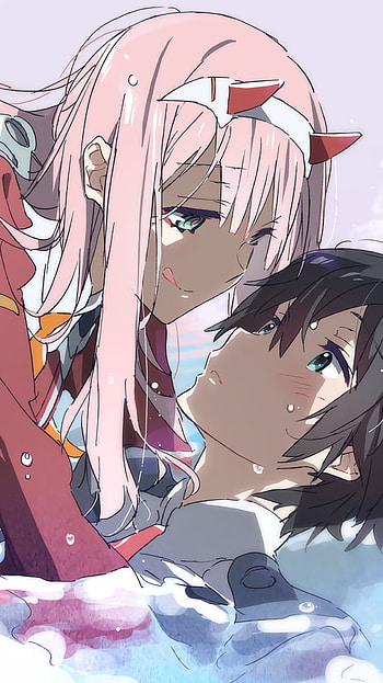 FranXX Romance: Zero Two & Hiro — , Hiro (Darling in the FranXX), Zero Two (Darling in the FranXX), Anime, Darling in the FranXX HD phone wallpaper