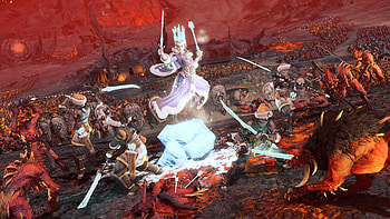 Slaanesh Tzeentch Khorne Nurgle Total War Warhammer III HD wallpaper