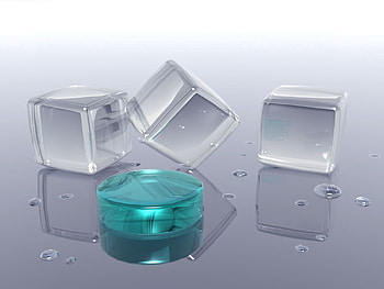 Drops, 3D, Surface, Glass, Circle, Cuba HD wallpaper