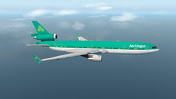 Aer Lingus, Md 11 Overland, Aircraft skins liveries, Travels HD wallpaper