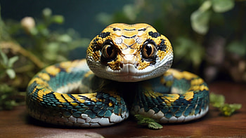 Cute Snake, snake, cute, Big Eyes, poison, cobra HD wallpaper