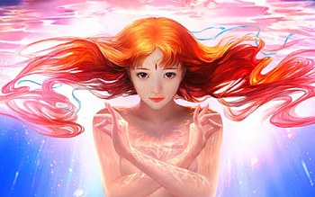 Cute Girl, cute, girl, fantasy, art HD wallpaper