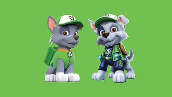 Paw Patrol protagonists, Animated series, Movie comparison, Side by side HD wallpaper