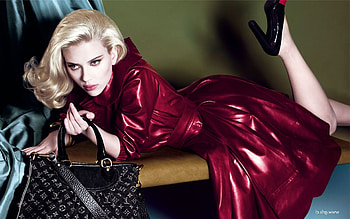 Scarlett Johannson, bag, beautiful, people, dress, beauty, Johannson, Scarlett, fashion, red, models, , female HD wallpaper