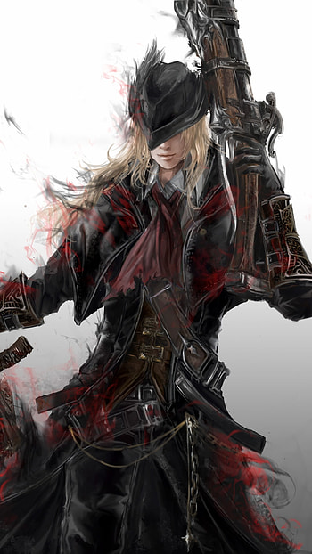 Bloodborne Hunter: Dark Elegance , video game, Bloodborne HD phone wallpaper