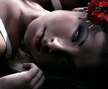 The look, eyes, woman, beauty HD wallpaper