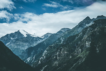 Nature, Mountains, Snow, Vertex, Tops HD wallpaper