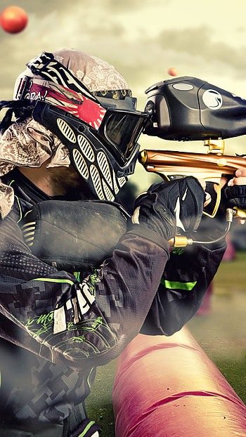 Sports paintball HD phone wallpaper