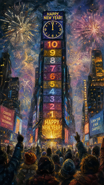Midnight Countdown — New Year , Fireworks, Crowd HD phone wallpaper