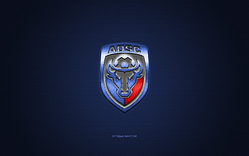 AD San Carlos, Costa Rican football club, blue logo, blue carbon fiber background, Liga FPD, football, San Carlos, Costa Rica, AD San Carlos logo HD wallpaper