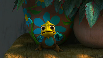 Tangled, Lovable chameleon, Pascal, Disney's vibrant animation HD wallpaper
