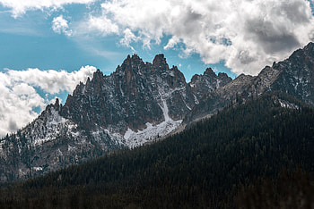 Landscape, Nature, Mountains, Clouds, Forest HD wallpaper