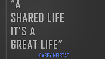 A Shared Life Its A Great Life, typography, inspiration, msg, comments HD wallpaper