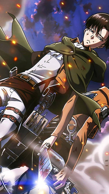 Captain Levi, anime, attack on titan, levi ackerman HD phone wallpaper