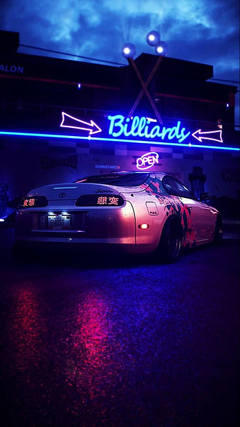 Neon Supra. Best jdm cars, Toyota supra mk4, Jdm HD phone wallpaper