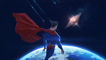 Superman Dimensional Hero, superman, superheroes, artwork, art, digital-art HD wallpaper