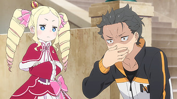 Beatrice and Subaru Natsuki, Anime, Re:Zero - Starting Life in Another World, Beatrice (Re:ZERO), Subaru Natsuki HD wallpaper