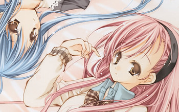 Strawberry Panic, Suzumi, Amazing, Manga, Lying, Cute, Smile, Beautiful, Okuwaka, Gorgeous, Happy, Playful, Emotional, Anime Girl, Laying, Tsubomi, Lovely, Awesome, Anime, Pretty, Pair, Fun, Sweet, Duo, Tamao, Couple HD wallpaper
