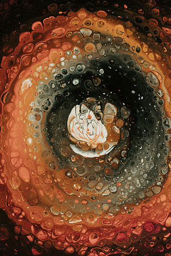Abstract, Bubbles, Divorces, Texture, Paint, Liquid HD phone wallpaper