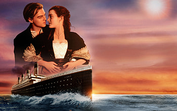 Titanic, Movie, Kate Winslet, Leonardo Dicaprio HD wallpaper