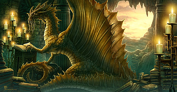 Dragon, cool, cg, abstract, fantasy HD wallpaper