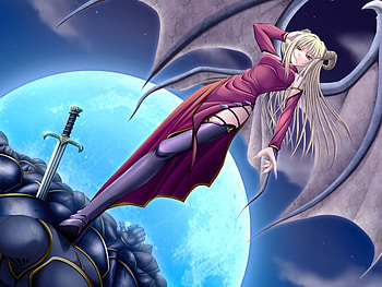 demon princess, sexy, winged, army, demon, death HD wallpaper