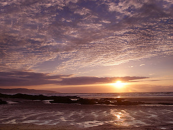 Sunset Beach, Cornwall, England, cornwall, sky, beautiful, nature, sunset, ocean, england, beach HD wallpaper