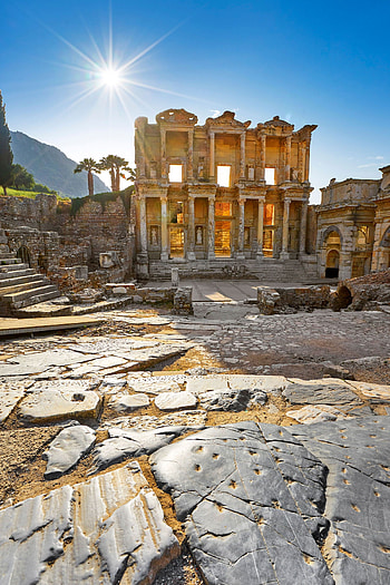 Ephesus history, Ancient archaeology, Turkey's treasure, Vacation destination HD phone wallpaper