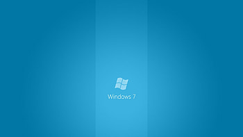 Windows 7 Blue, blue, plain, microsoft, simple, windows HD wallpaper