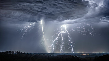 Lightning, Thunder HD wallpaper