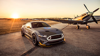 Sports car, Ford Eagle Squadron Mustang GT, 2018 HD wallpaper