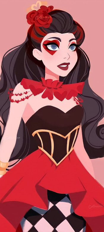 Lizzie Hearts, Fairytale, Queen Of Hearts, Ever After High HD phone wallpaper