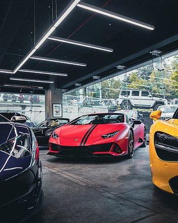 Lamborghini, automotive lighting, automotive parking light HD phone wallpaper