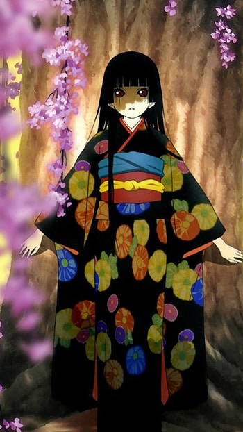 Danger view, anime, enma HD phone wallpaper
