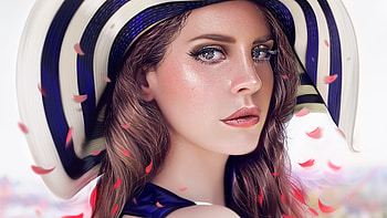 Lana Del Rey, portrait , Digital composition, American singer HD wallpaper