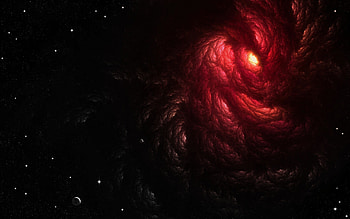 Clouds outer space red stars planets void maw | . HD wallpaper
