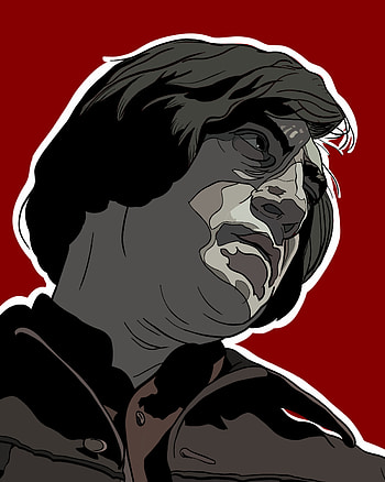 No Country For Old Men, Anton Chigurh's presence, Dark intensity, Unpredictable antagonist HD phone wallpaper