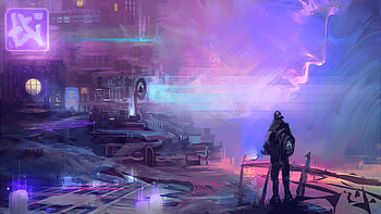 Future Town Artist , future, scifi, artist, artwork, digital-art, cyberpunk, artstation HD wallpaper