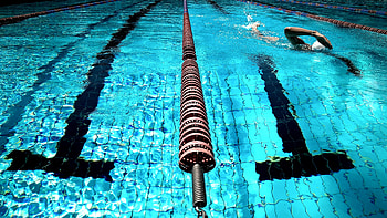 Lane line, Swimming HD wallpaper