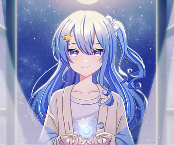 Hoshimachi Suisei, hololive, Hoshimachi Suisei, Anime, Virtual Youtuber HD wallpaper