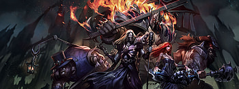 Karthus, League of Legends, Pentakill band, Yorick, Olaf HD wallpaper