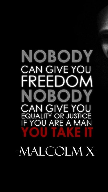 Quote From Malcolm X, quote, technology, anonymous HD phone wallpaper
