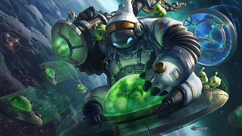 Astronaut Bard, Bard (League of Legends), video game, League Of Legends HD wallpaper