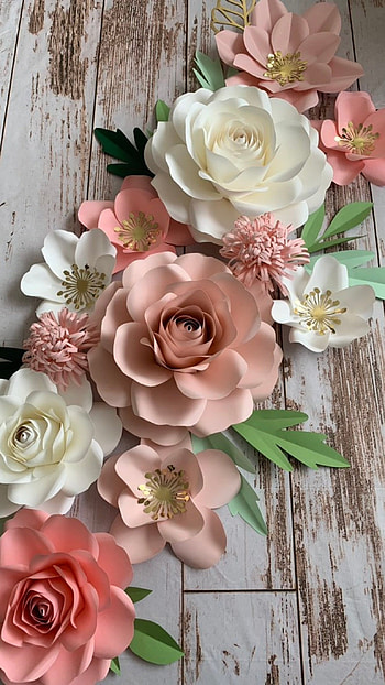 Paper Flowers, Paper Flowers Aesthetic HD phone wallpaper