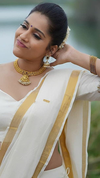 Rashmi, saree lover, telugu actress HD phone wallpaper