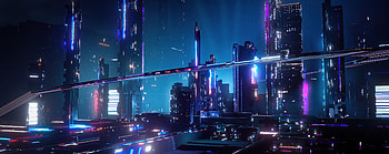 Scifi City Scape, scifi, artist, artwork, digital-art, artstation HD wallpaper
