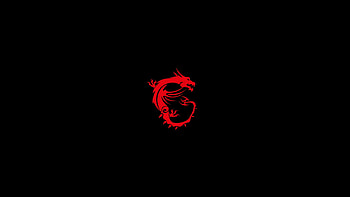 Msi Dragon Logo, msi, computer, logo, dragon, black HD wallpaper