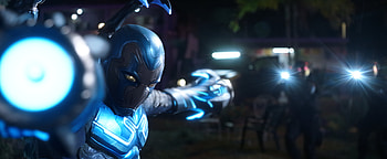 Blue Beetle in Action - Jaime Reyes DC Comics Hero, Jaime Reyes, Blue Beetle (DC Comics), movie, Blue Beetle HD wallpaper